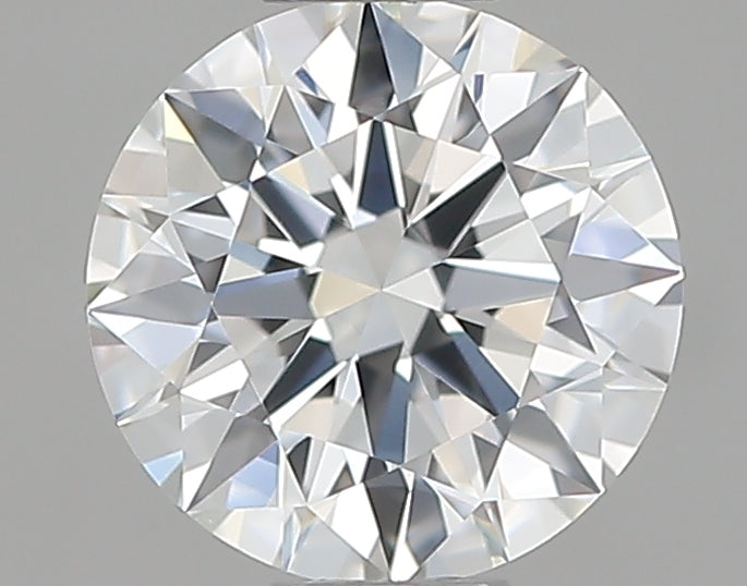 0.5 Carat Round Natural Diamond with  Cut Diamond in 14KT  view 1
