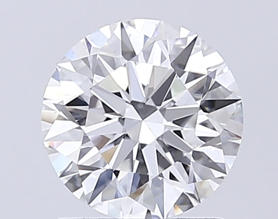 1.41 Carat Round Lab Diamond with  Cut Diamond in 14KT  view 1
