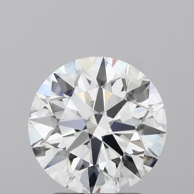 2.6 Carat Round Lab Diamond with  Cut Diamond in 14KT  view 1
