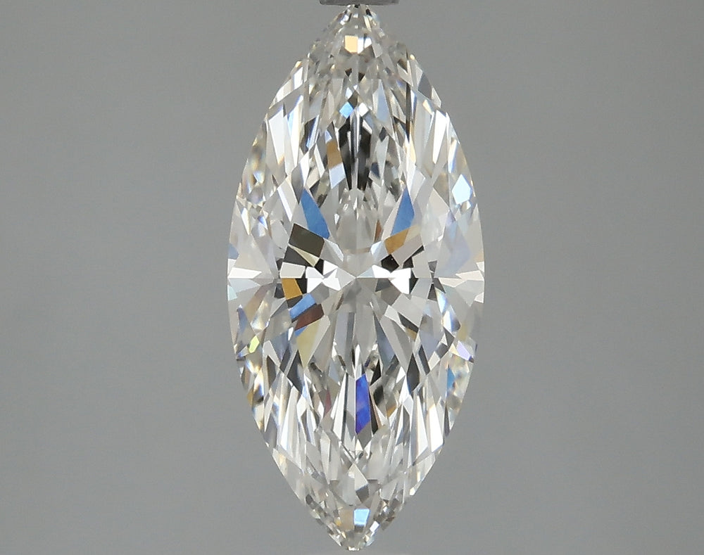 2.09 Carat Marquise Lab Diamond with  Cut Diamond in 14KT  view 1
