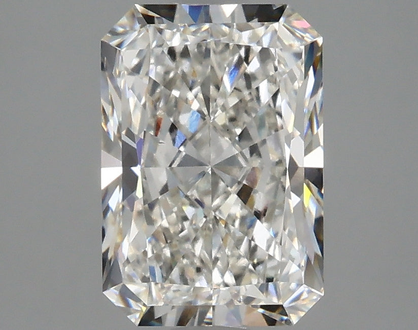 2.34 Carat Radiant Lab Diamond with  Cut Diamond in 14KT  view 1
