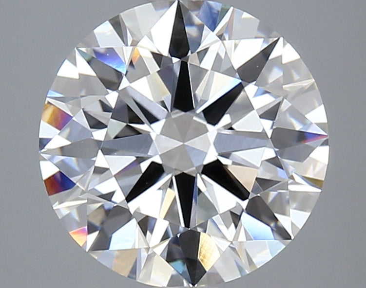 3.33 Carat Round Lab Diamond with  Cut Diamond in 14KT  view 1
