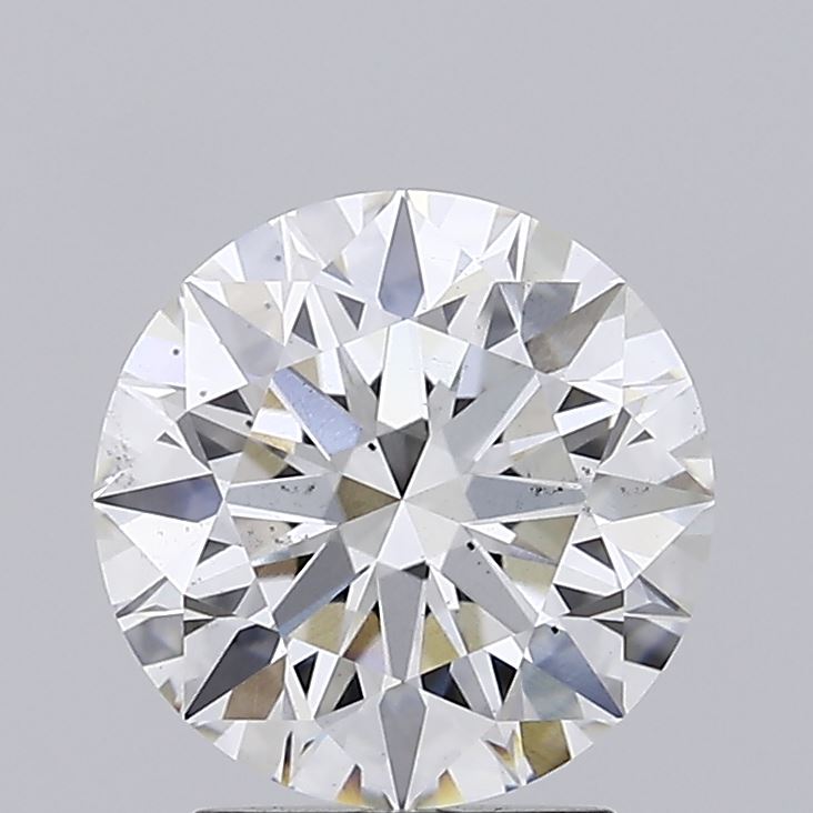 2.0 Carat Round Lab Diamond with  Cut Diamond in 14KT  view 1
