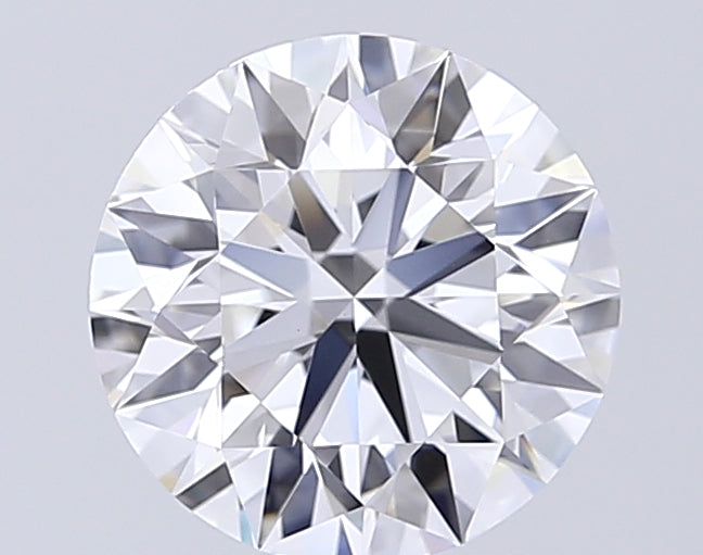 1.71 Carat Round Lab Diamond with  Cut Diamond in 14KT  view 1
