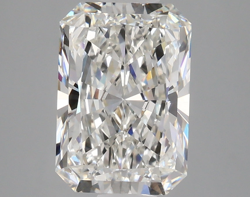 2.51 Carat Radiant Lab Diamond with  Cut Diamond in 14KT  view 1
