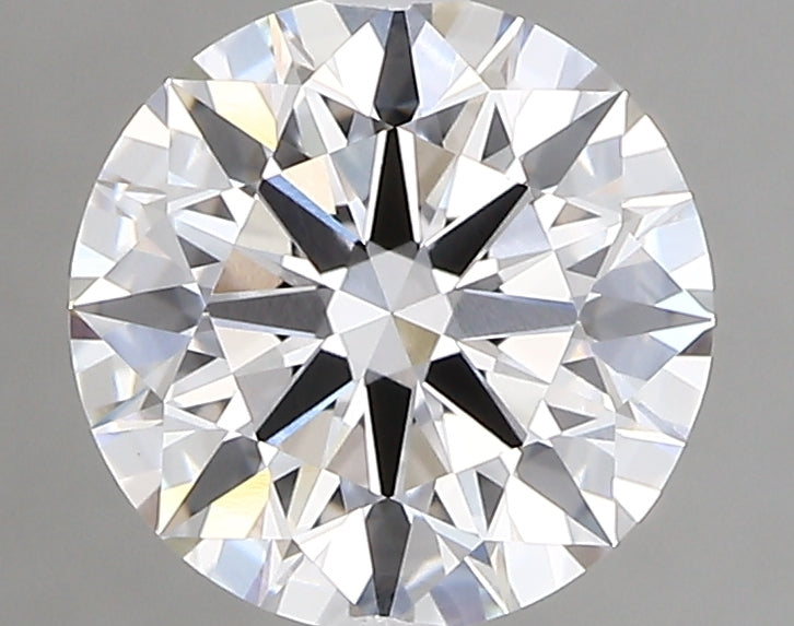 2.18 Carat Round Lab Diamond with  Cut Diamond in 14KT  view 1
