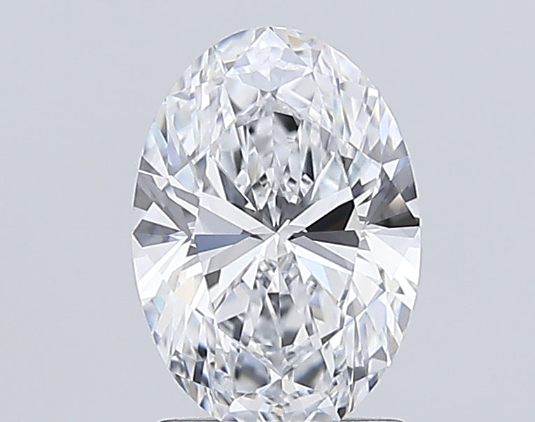 1.82 Carat Oval Lab Diamond with  Cut Diamond in 14KT  view 1
