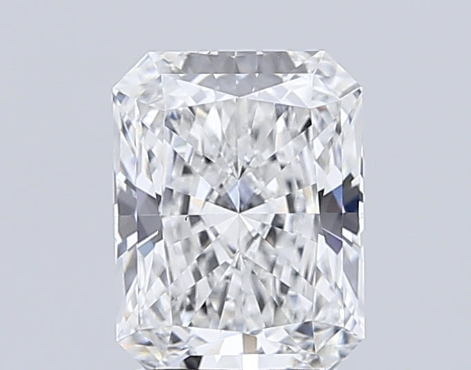 3.09 Carat Radiant Lab Diamond with  Cut Diamond in 14KT  view 1
