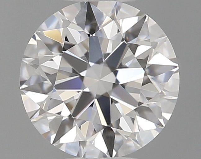0.51 Carat Round Lab Diamond with  Cut Diamond in 14KT  view 1
