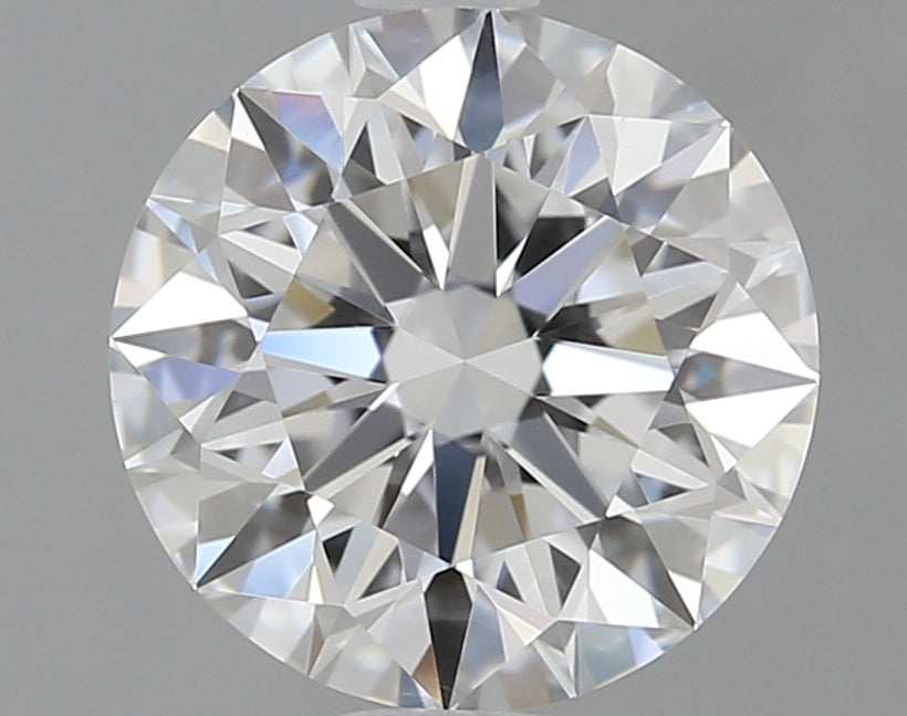 1.36 Carat Round Lab Diamond with  Cut Diamond in 14KT  view 1
