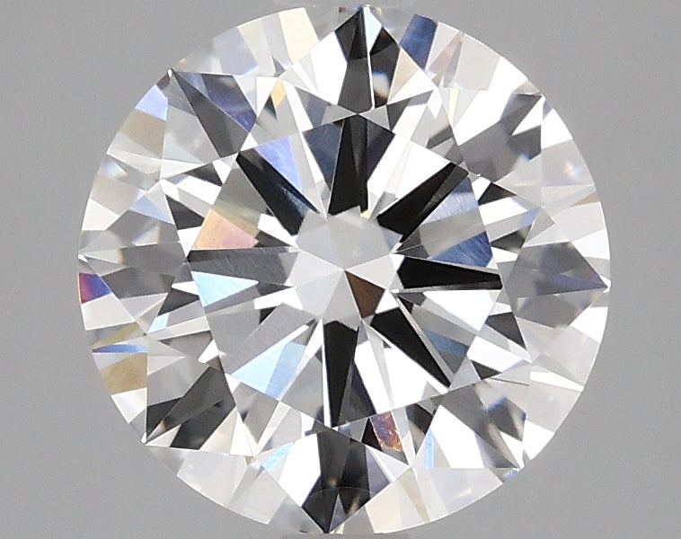 2.53 Carat Round Lab Diamond with  Cut Diamond in 14KT  view 1
