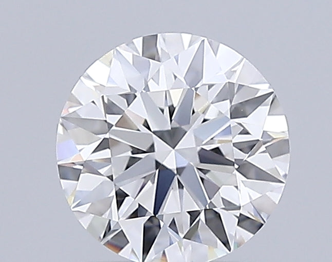 1.42 Carat Round Lab Diamond with  Cut Diamond in 14KT  view 1
