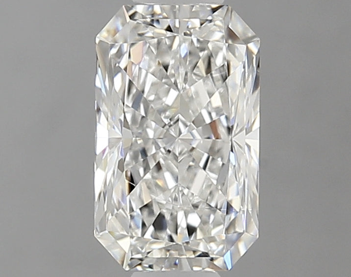 1.0 Carat Radiant Lab Diamond with  Cut Diamond in 14KT  view 1
