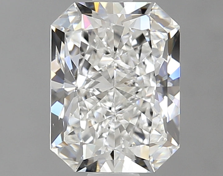 1.5 Carat Radiant Lab Diamond with  Cut Diamond in 14KT  view 1
