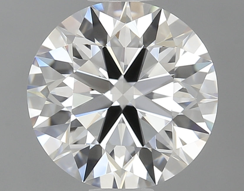 1.3 Carat Round Lab Diamond with  Cut Diamond in 14KT  view 1
