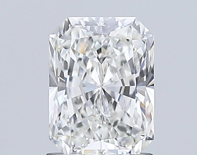 1.54 Carat Radiant Lab Diamond with  Cut Diamond in 14KT  view 1
