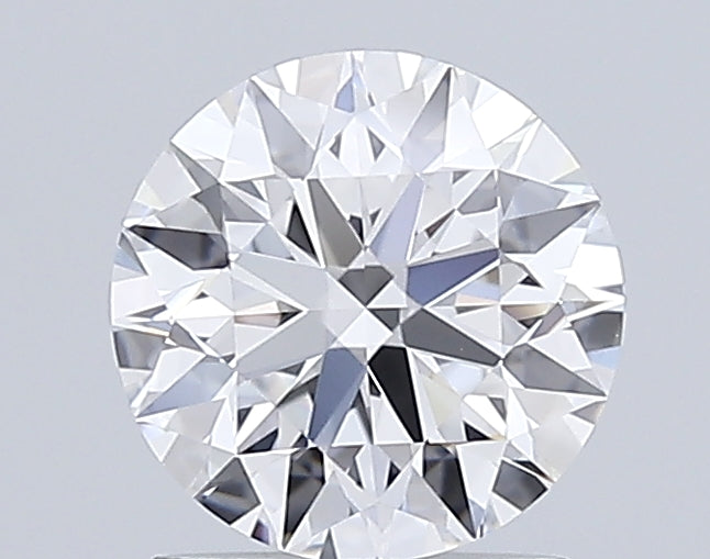 1.41 Carat Round Lab Diamond with  Cut Diamond in 14KT  view 1

