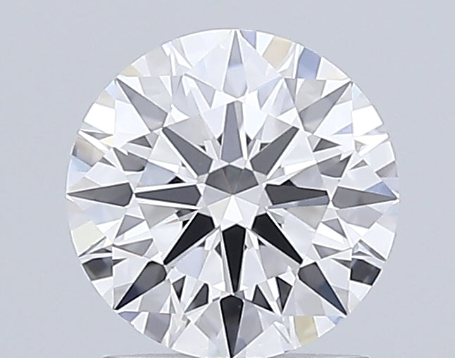 1.41 Carat Round Lab Diamond with  Cut Diamond in 14KT  view 1
