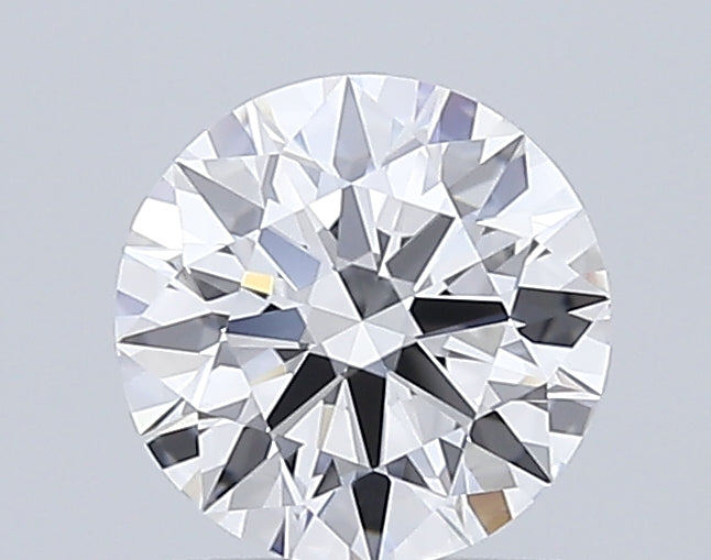1.36 Carat Round Lab Diamond with  Cut Diamond in 14KT  view 1
