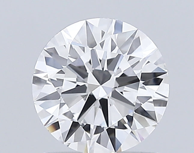 1.37 Carat Round Lab Diamond with  Cut Diamond in 14KT  view 1

