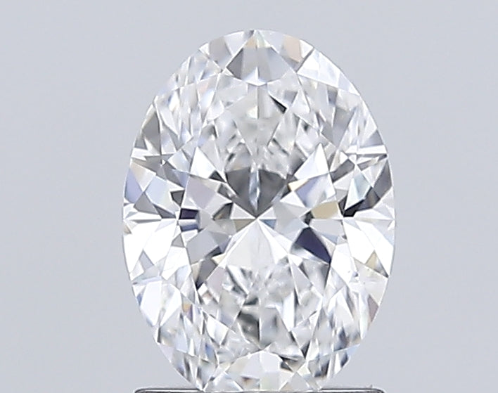 1.5 Carat Oval Lab Diamond with  Cut Diamond in 14KT  view 1
