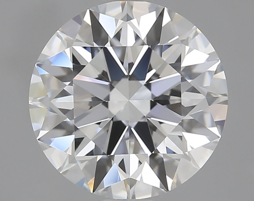 2.41 Carat Round Lab Diamond with  Cut Diamond in 14KT  view 1
