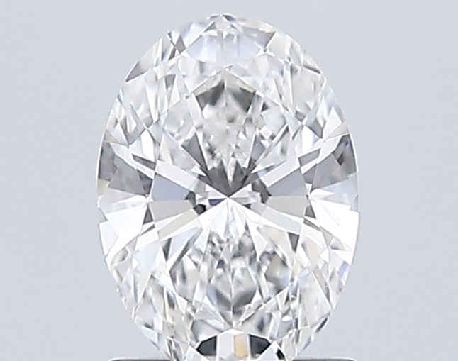 1.3 Carat Oval Lab Diamond with  Cut Diamond in 14KT  view 1
