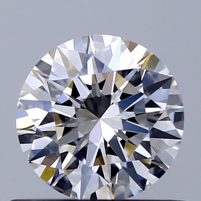 0.6 Carat Round Natural Diamond with  Cut Diamond in 14KT  view 1
