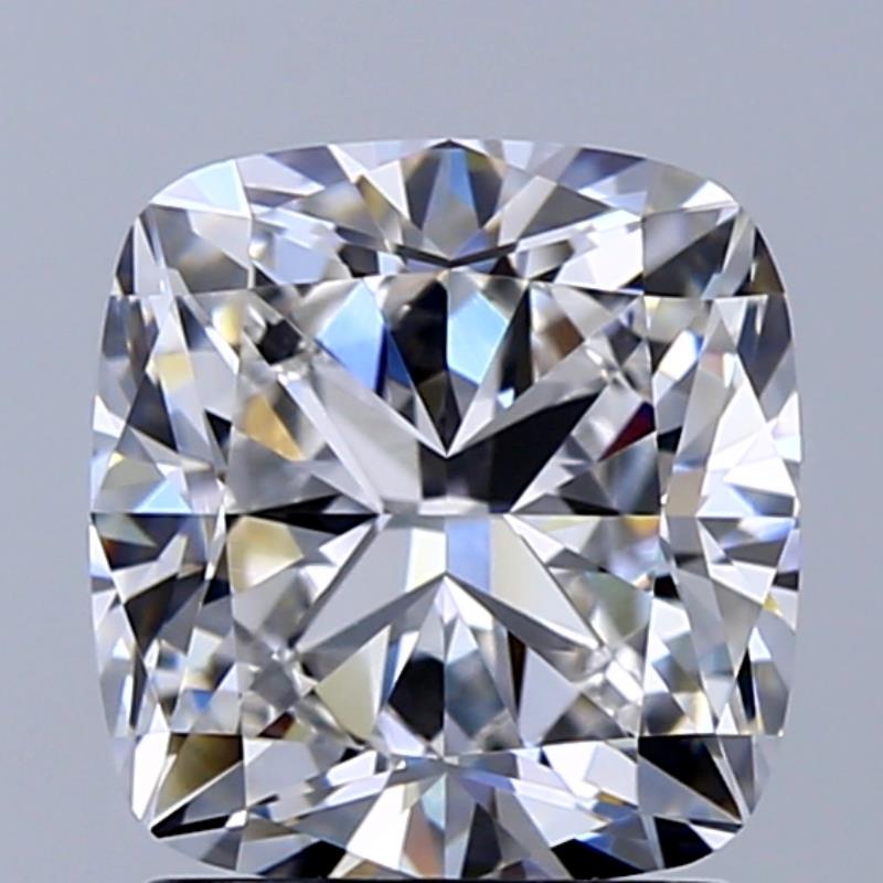 2.01 Carat Cushion Natural Diamond with  Cut Diamond in 14KT  view 1
