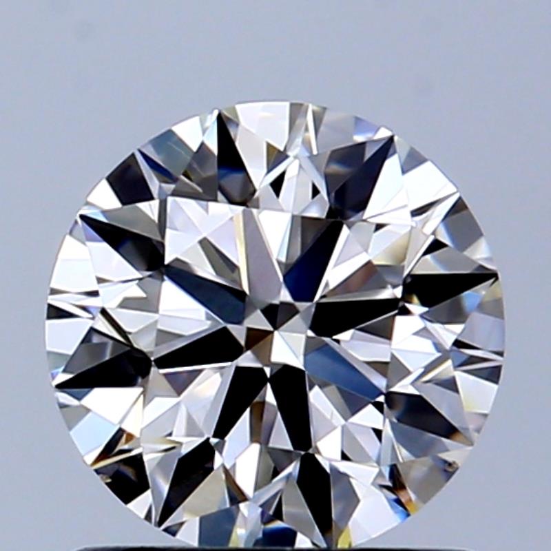 0.9 Carat Round Natural Diamond with  Cut Diamond in 14KT  view 1
