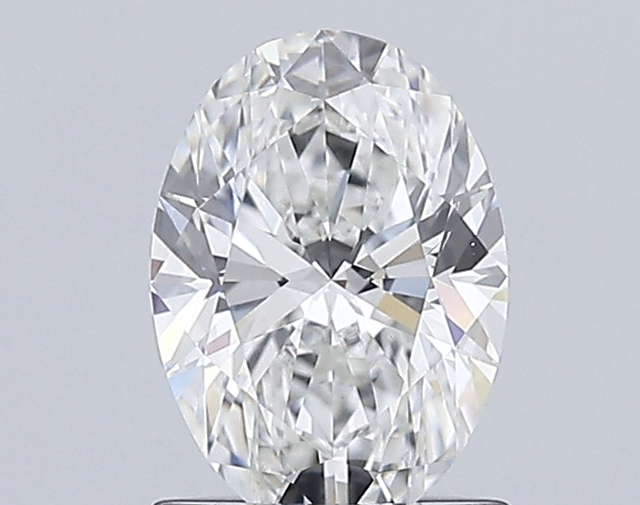 1.17 Carat Oval Lab Diamond with  Cut Diamond in 14KT  view 1
