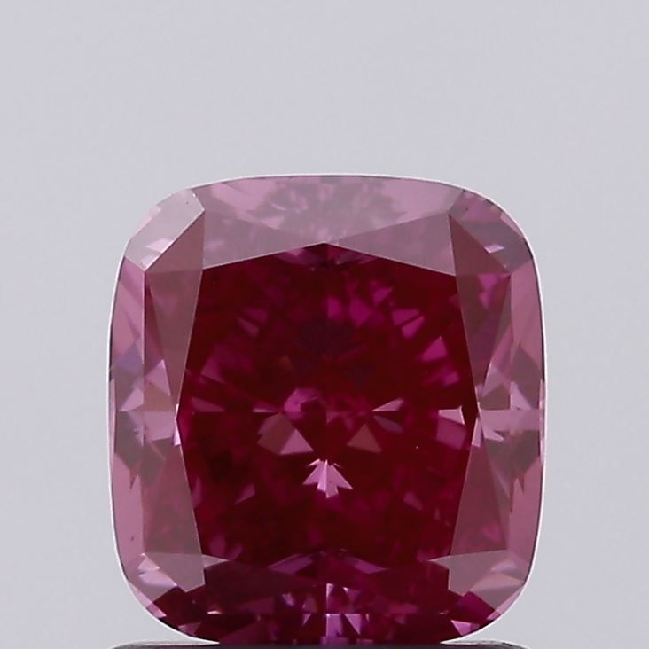 1.11 Carat Cushion Lab Diamond with  Cut Diamond in 14KT  view 1
