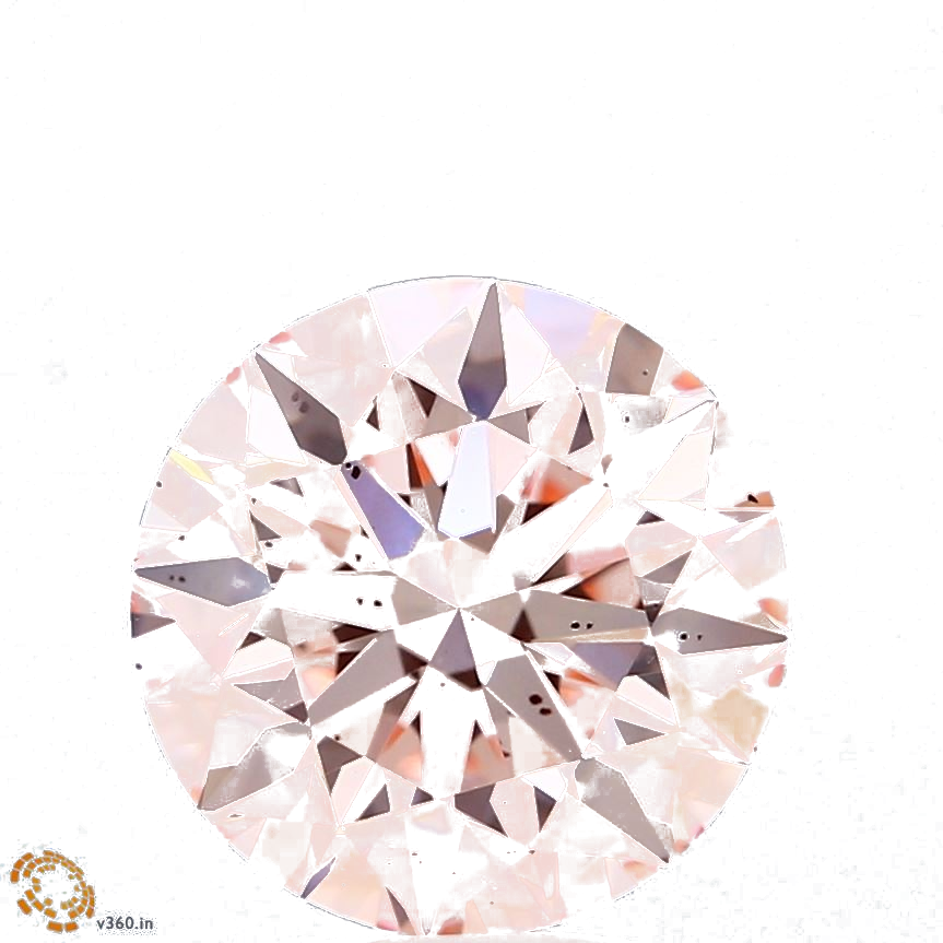 3.0 Carat Round Lab Diamond with  Cut Diamond in 14KT  view 1
