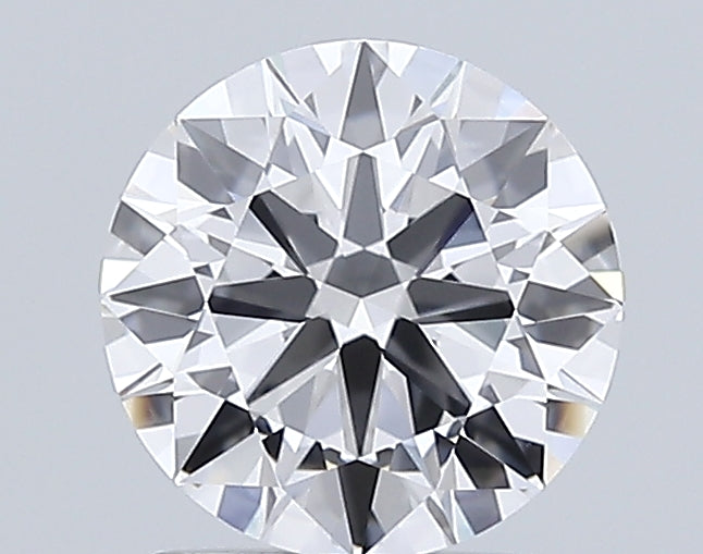 1.4 Carat Round Lab Diamond with  Cut Diamond in 14KT  view 1
