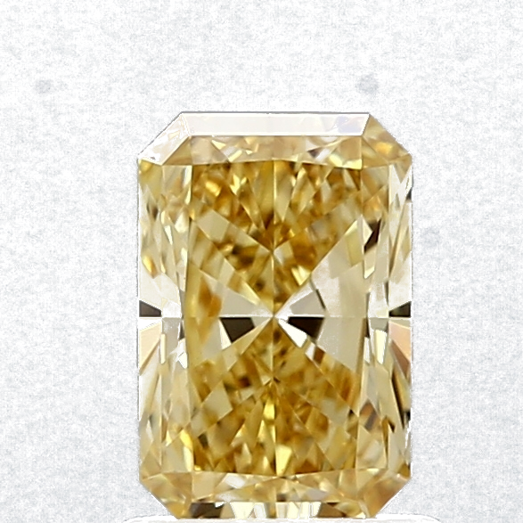 1.03 Carat Radiant Lab Diamond with  Cut Diamond in 14KT  view 1
