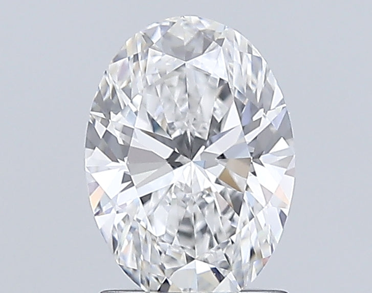 1.56 Carat Oval Lab Diamond with  Cut Diamond in 14KT  view 1
