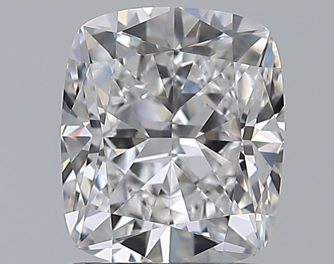 1.51 Carat Cushion Natural Diamond with  Cut Diamond in 14KT  view 1
