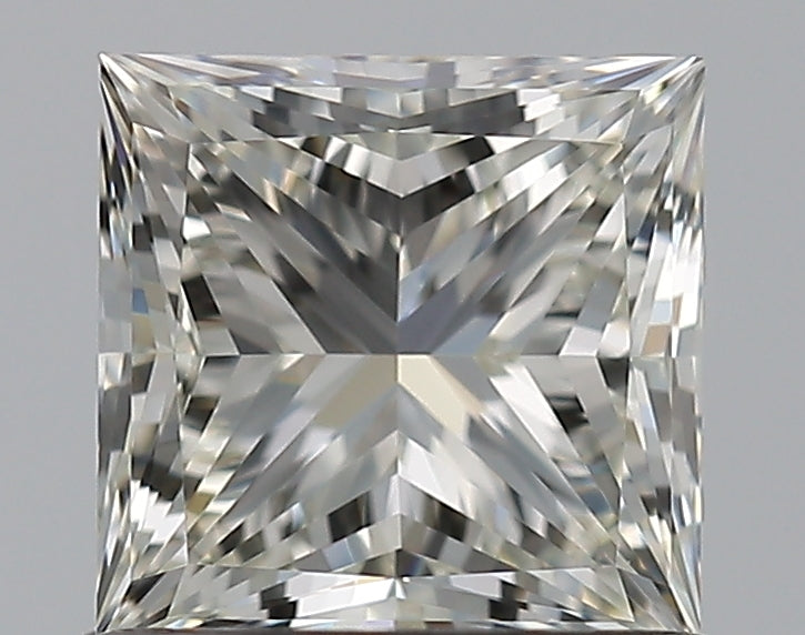 1.0 Carat Princess Natural Diamond with  Cut Diamond in 14KT  view 1
