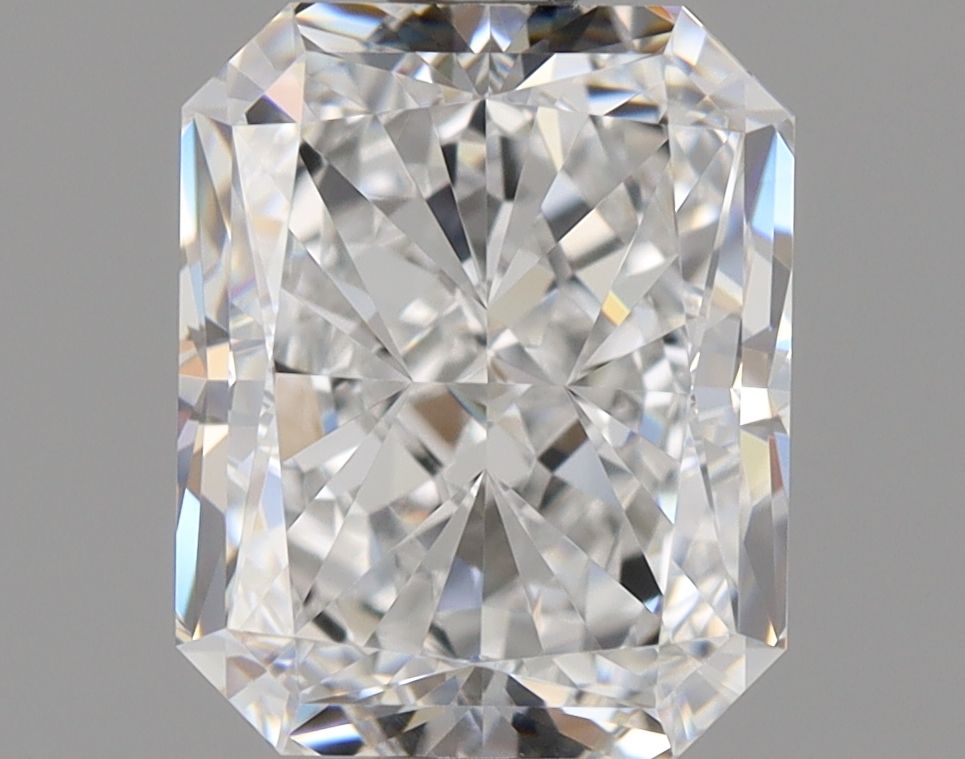 1.5 Carat Radiant Natural Diamond with  Cut Diamond in 14KT  view 1
