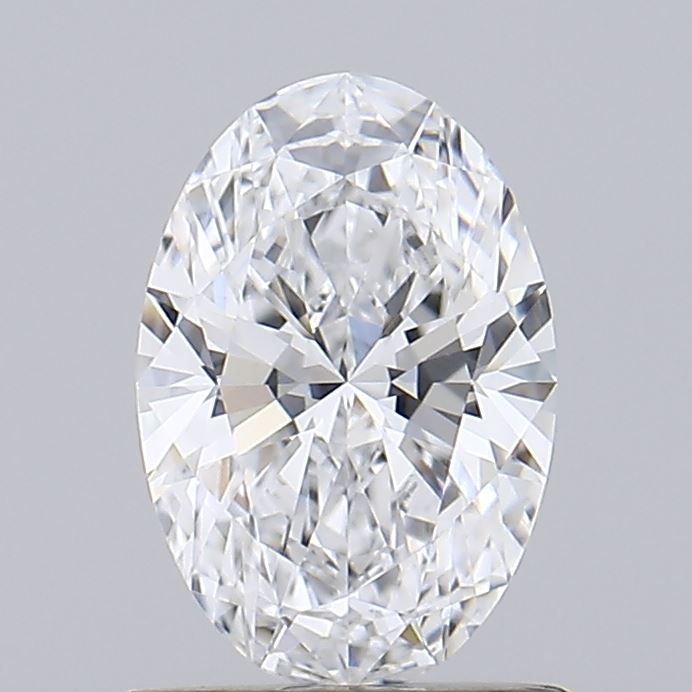 0.9 Carat Oval Lab Diamond with  Cut Diamond in 14KT  view 1

