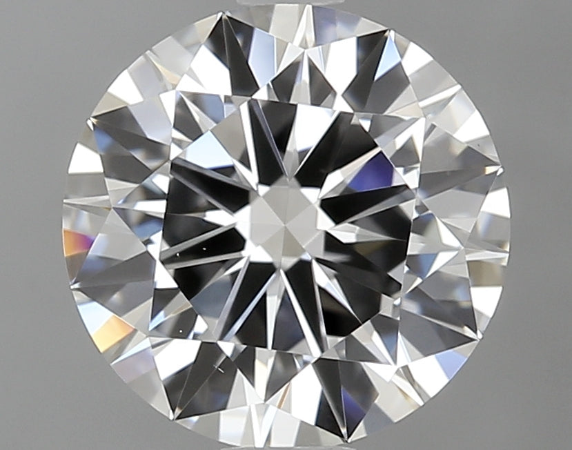1.5 Carat Round Lab Diamond with  Cut Diamond in 14KT  view 1
