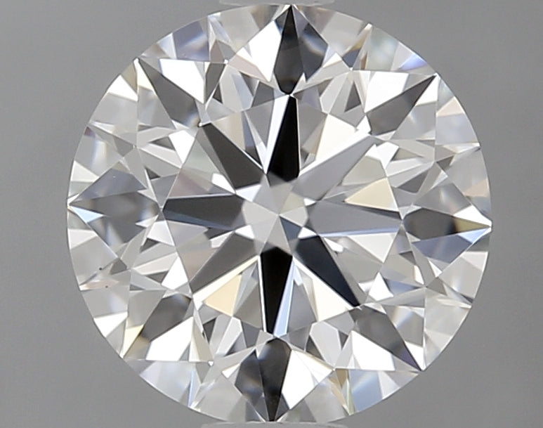 1.13 Carat Round Lab Diamond with  Cut Diamond in 14KT  view 1

