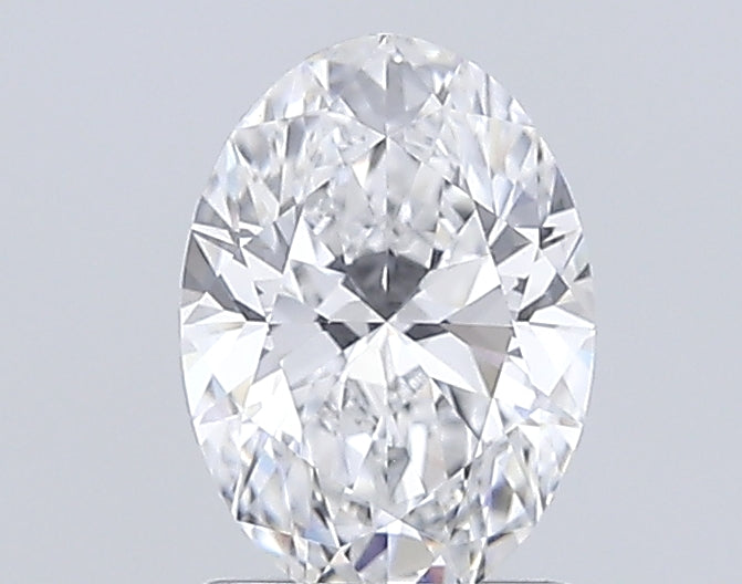 1.55 Carat Oval Lab Diamond with  Cut Diamond in 14KT  view 1
