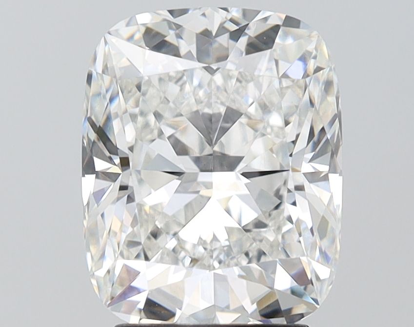 3.1 Carat Cushion Lab Diamond with  Cut Diamond in 14KT  view 1
