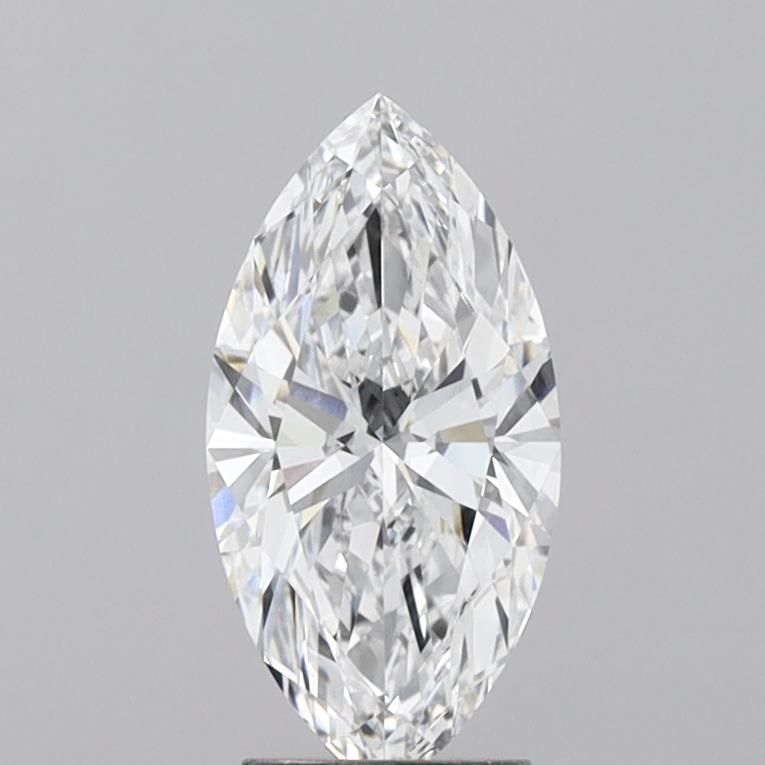 2.69 Carat Marquise Lab Diamond with  Cut Diamond in 14KT  view 1
