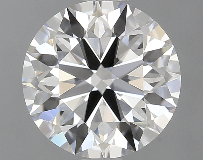 1.37 Carat Round Lab Diamond with  Cut Diamond in 14KT  view 1
