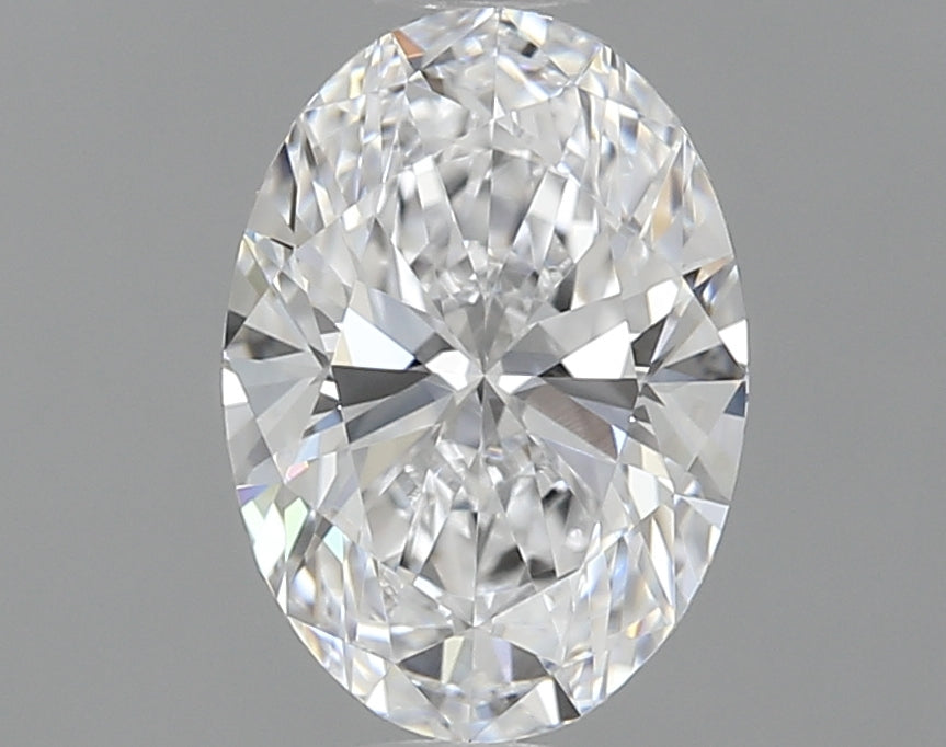 0.92 Carat Oval Lab Diamond with  Cut Diamond in 14KT  view 1
