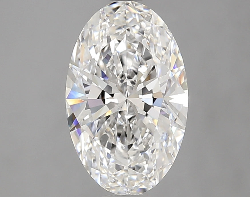 1.84 Carat Oval Lab Diamond with  Cut Diamond in 14KT  view 1
