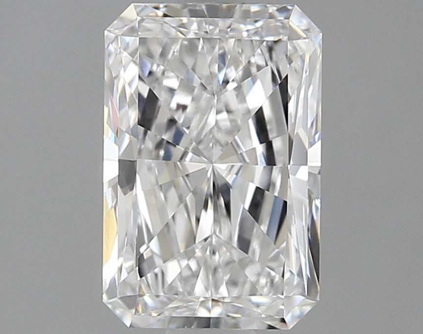 1.5 Carat Radiant Lab Diamond with  Cut Diamond in 14KT  view 1
