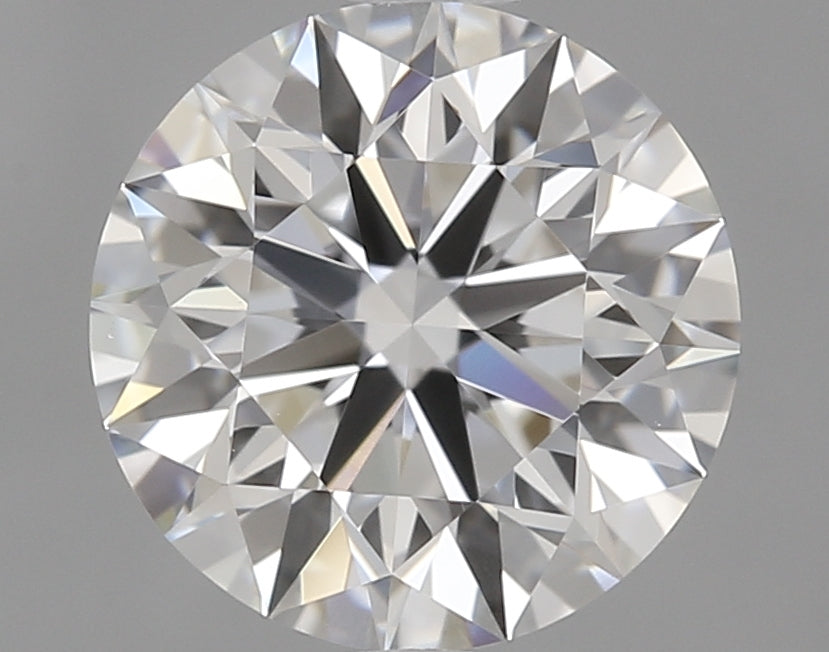 1.1 Carat Round Lab Diamond with  Cut Diamond in 14KT  view 1
